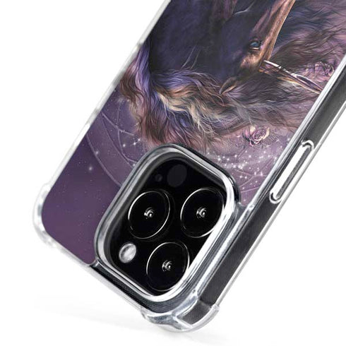Black Rose Unicorn by Laurie Prindle iPhone 16 Pro MagSafe Case